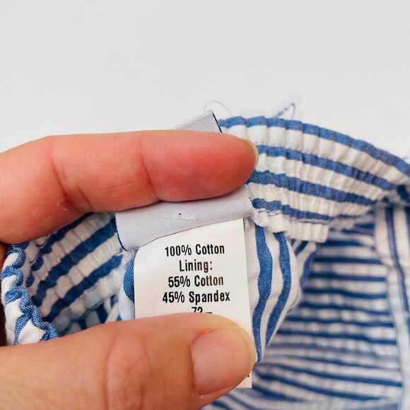 NWT Florence Eiseman Size 5 Seersucker Short With Embroidered Shark - Picture 5 of 5